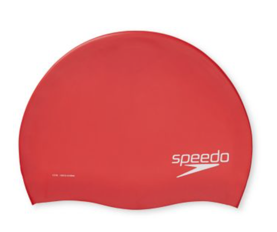 SOLID SILICONE CAP - Speedo Red